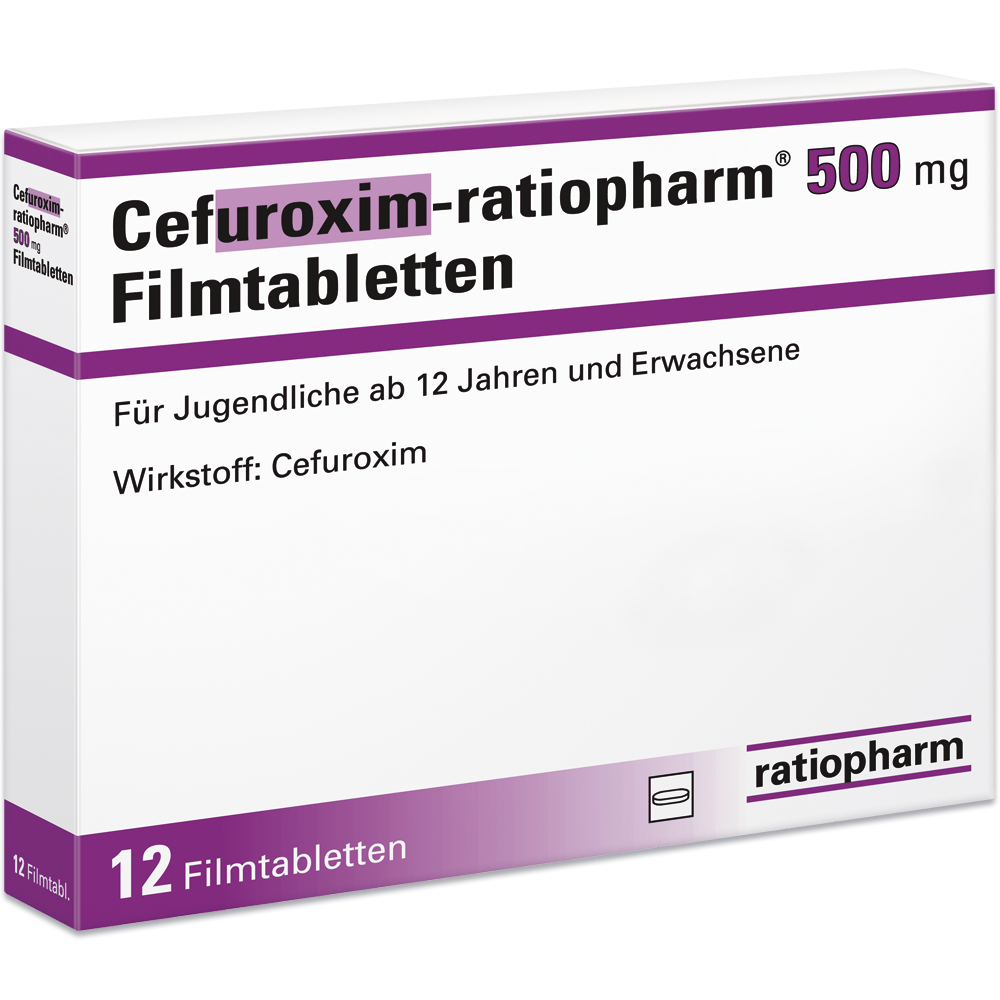 Cefuroxim-ratiopharm® 500&nbsp;mg Filmtabletten